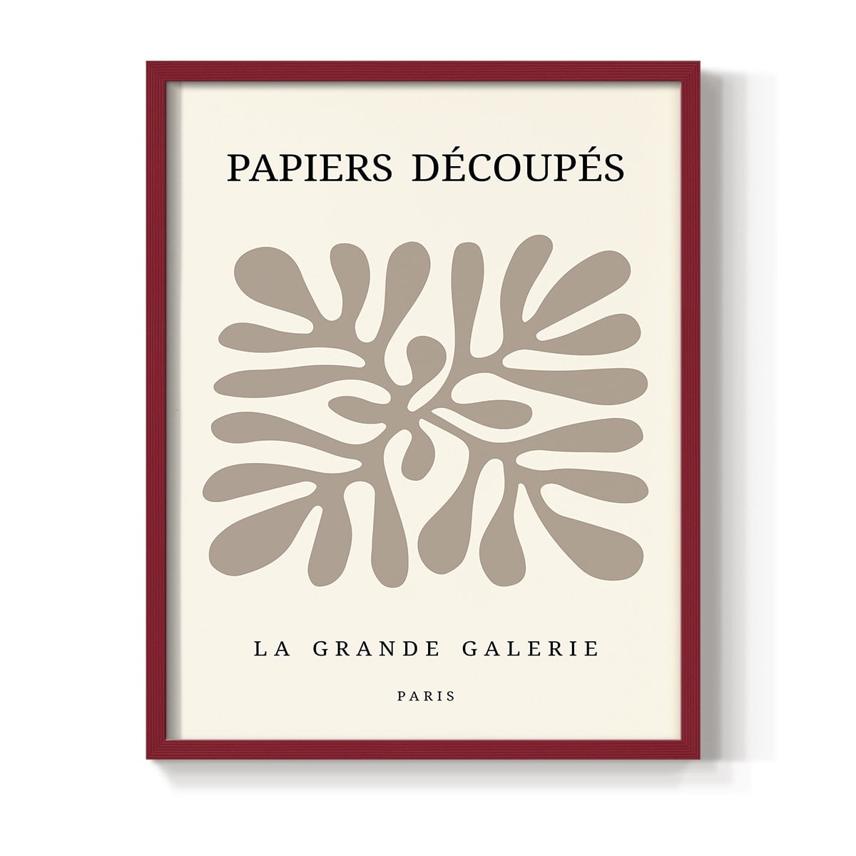 Matisse CCCLXXXIX in Red Solid Wood 16 x 20 Framed Print