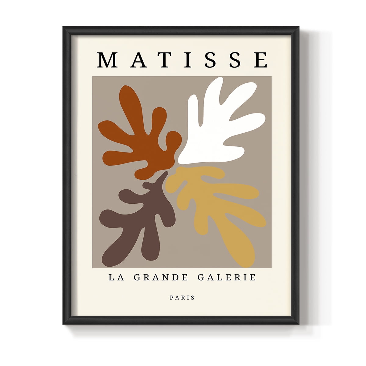Matisse CCCLXXXVI in Black Solid Wood 8 x 10 Framed Print