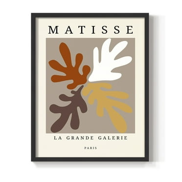 Matisse CCCLXXXVI in Black Solid Wood 8 x 10 Framed Print