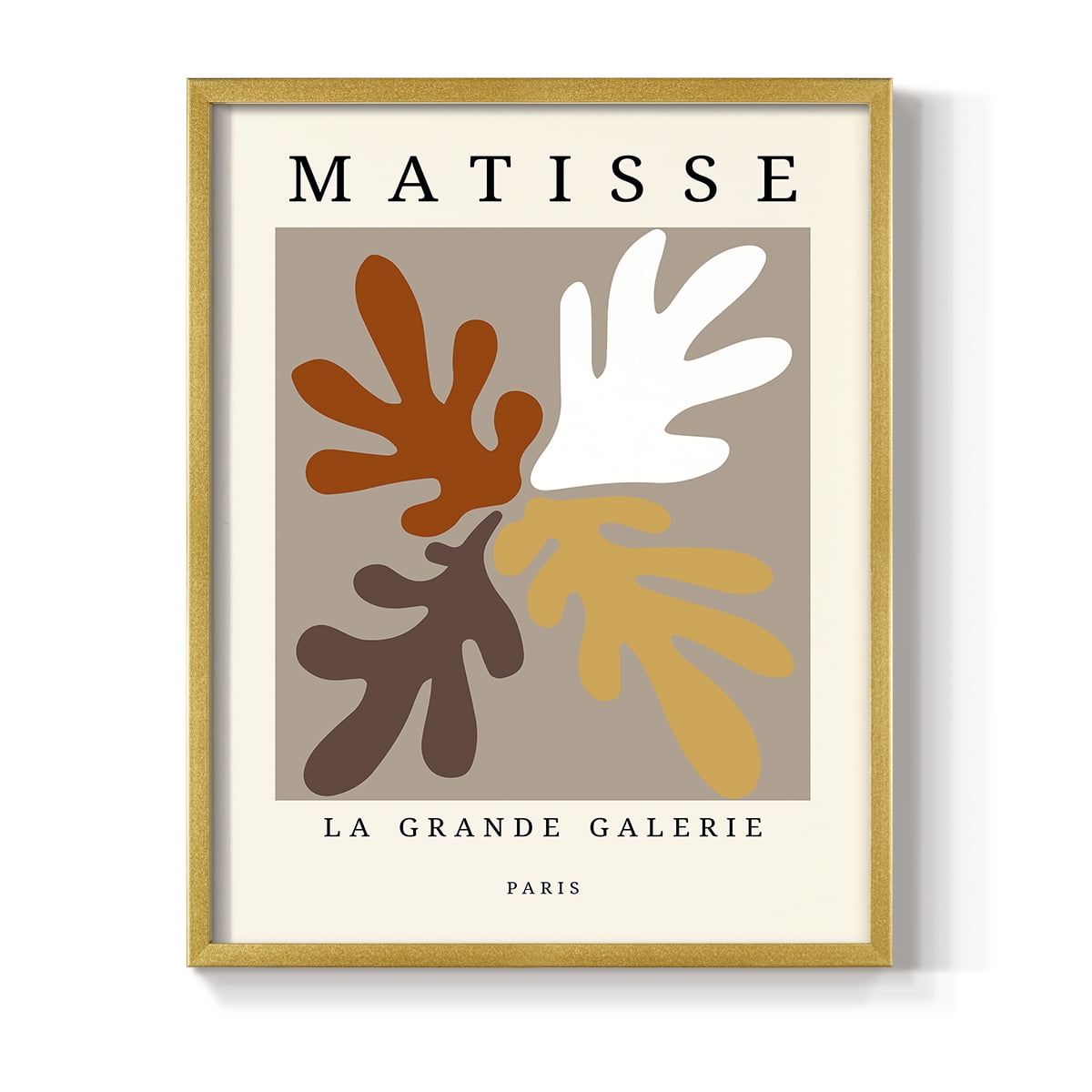 Matisse CCCLXXXVI in Gold Solid Wood 8 x 10 Framed Print