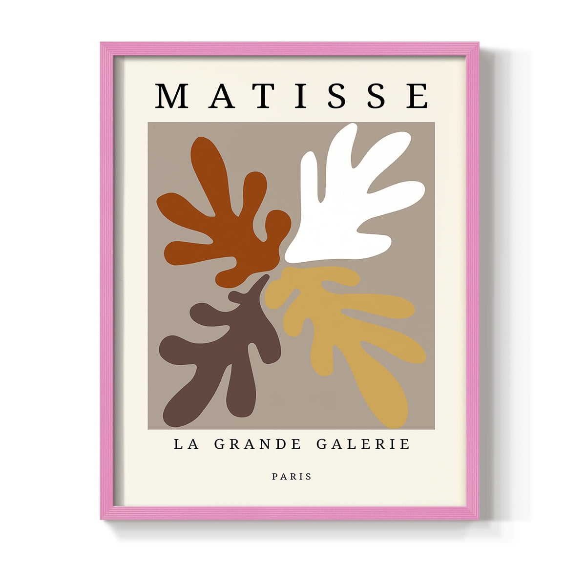 Matisse CCCLXXXVI in Pink Solid Wood 11 x 14 Framed Print