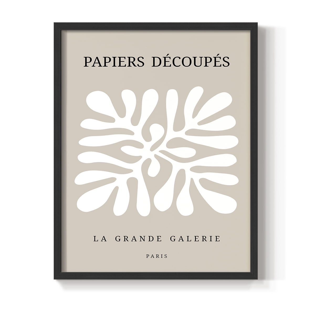 Matisse CCCLXXXVII in Black Solid Wood 22 x 28 Framed Print