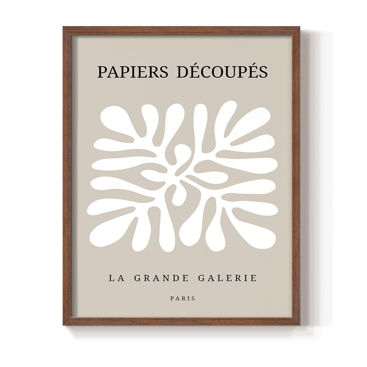 Matisse CCCLXXXVII in Brown Solid Wood 16 x 20 Framed Print
