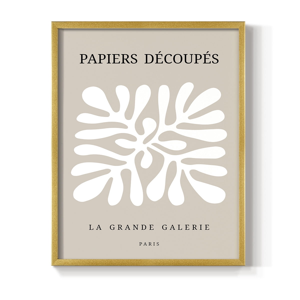 Matisse CCCLXXXVII in Gold Solid Wood 8 x 10 Framed Print