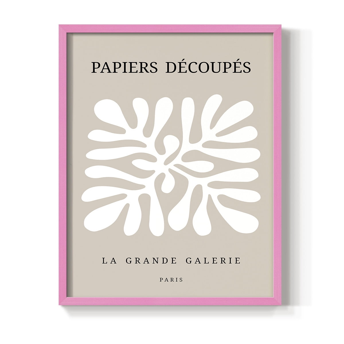 Matisse CCCLXXXVII in Pink Solid Wood 8 x 10 Framed Print