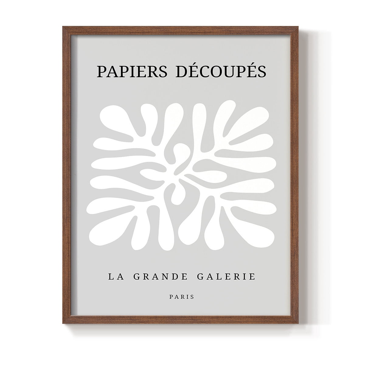 Matisse CCCLXXXVIII in Brown Solid Wood 8 x 10 Framed Print