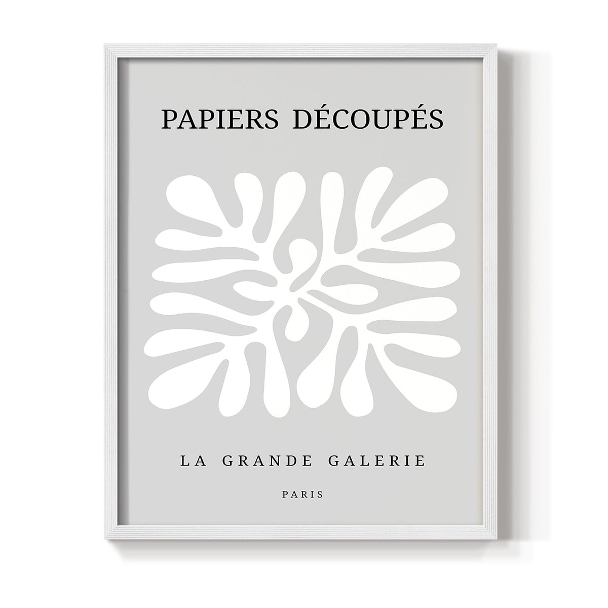 Matisse CCCLXXXVIII in White Solid Wood 16 x 20 Framed Print