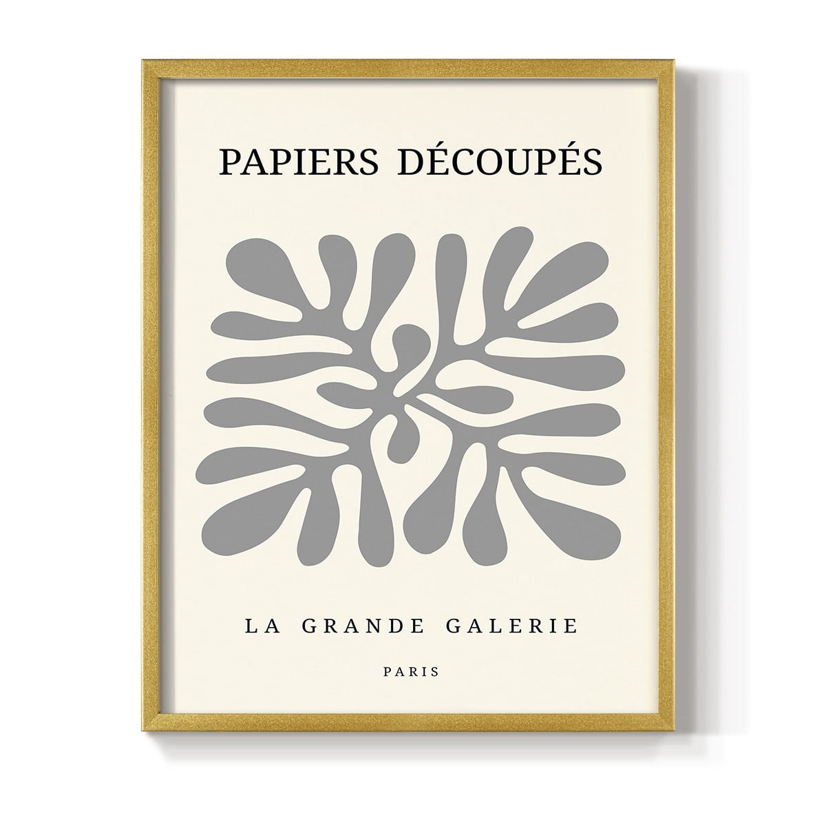 Matisse CCCXC in Gold Solid Wood 8 x 10 Framed Print