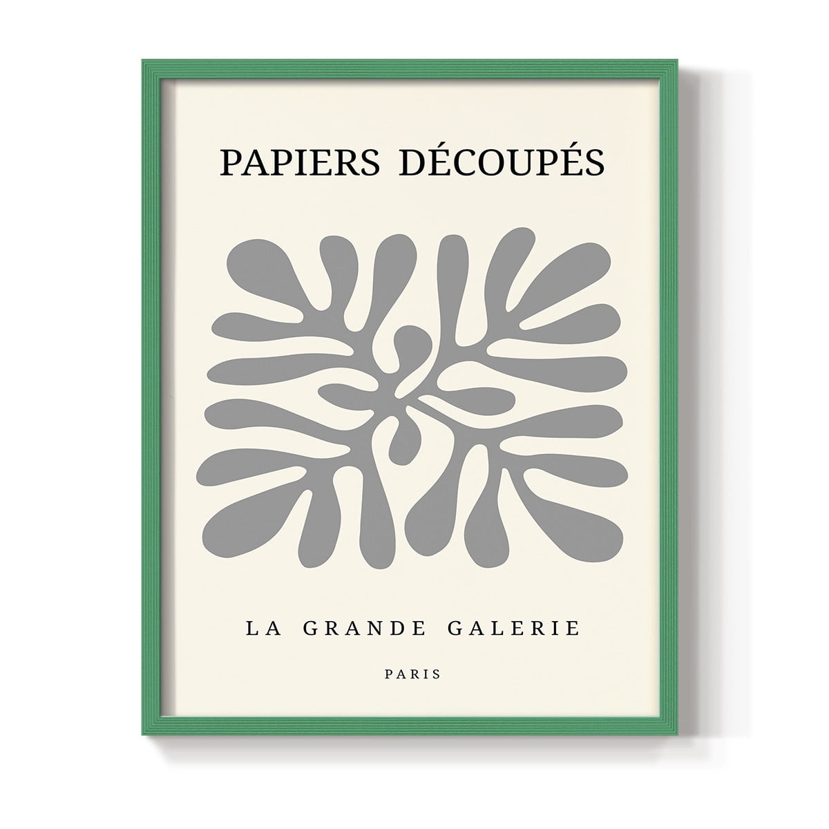 Matisse CCCXC in Green Solid Wood 8 x 10 Framed Print