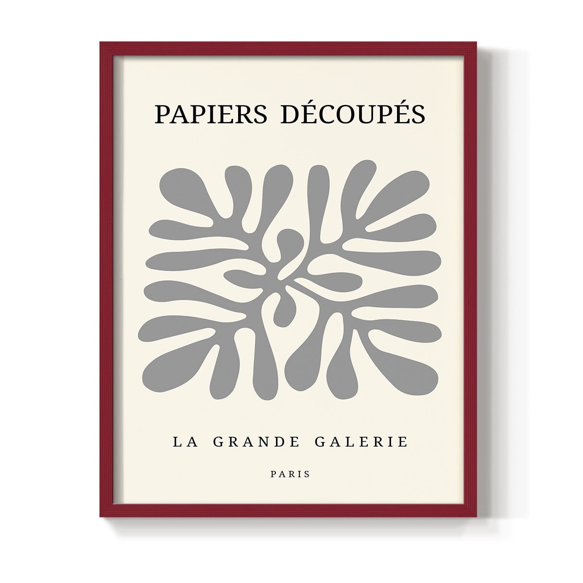 Matisse CCCXC in Red Solid Wood 11 x 14 Framed Print