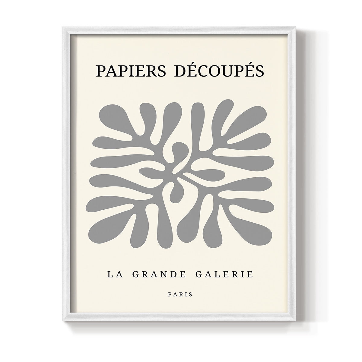 Matisse CCCXC in White Solid Wood 8 x 10 Framed Print