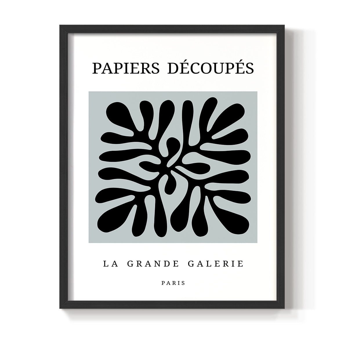 Matisse CCCXCII in Black Solid Wood 11 x 14 Framed Print