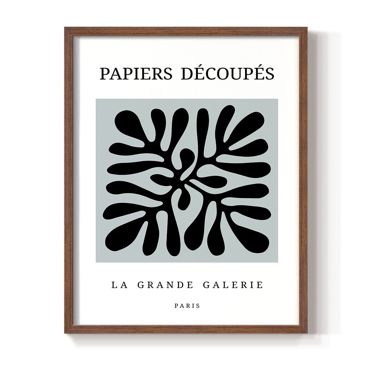 Matisse CCCXCII in Brown Solid Wood 8 x 10 Framed Print