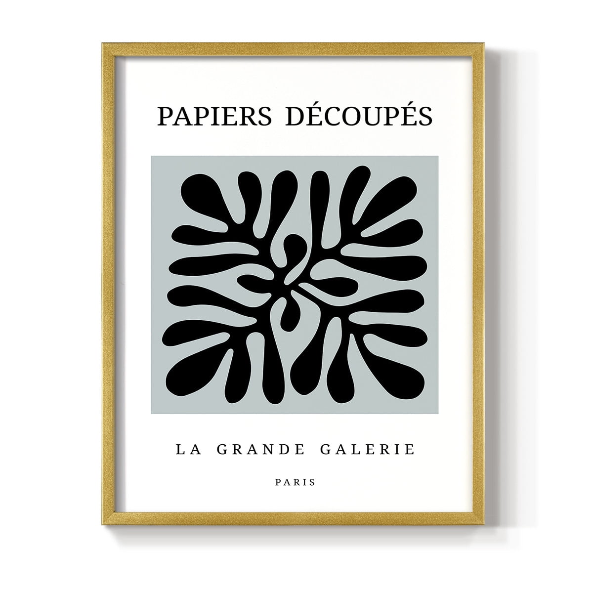 Matisse CCCXCII in Gold Solid Wood 8 x 10 Framed Print
