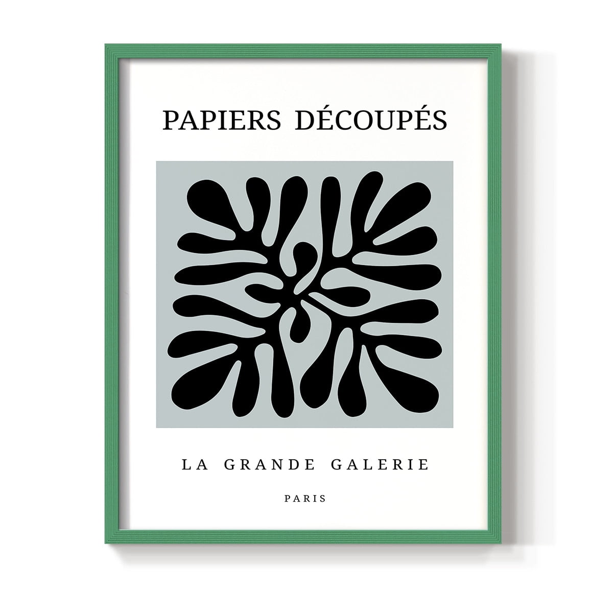 Matisse CCCXCII in Green Solid Wood 16 x 20 Framed Print