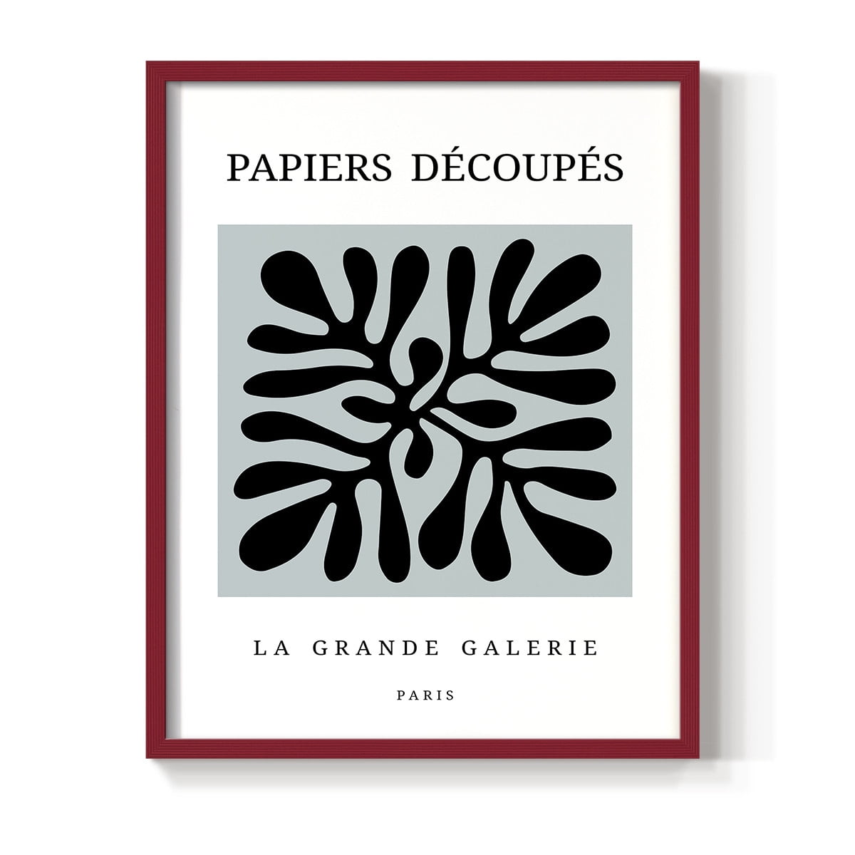 Matisse CCCXCII in Red Solid Wood 22 x 28 Framed Print