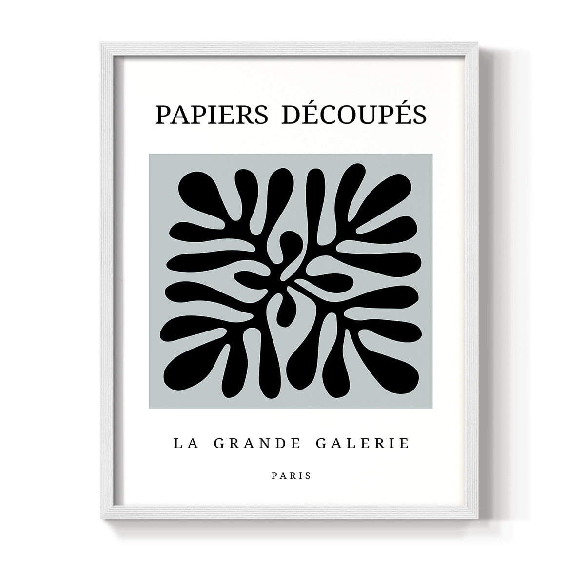 Matisse CCCXCII in White Solid Wood 8 x 10 Framed Print