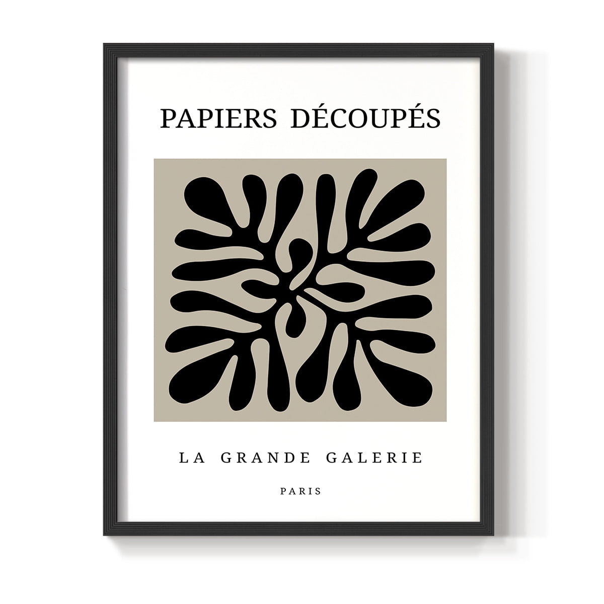 Matisse CCCXCIII in Black Solid Wood 8 x 10 Framed Print