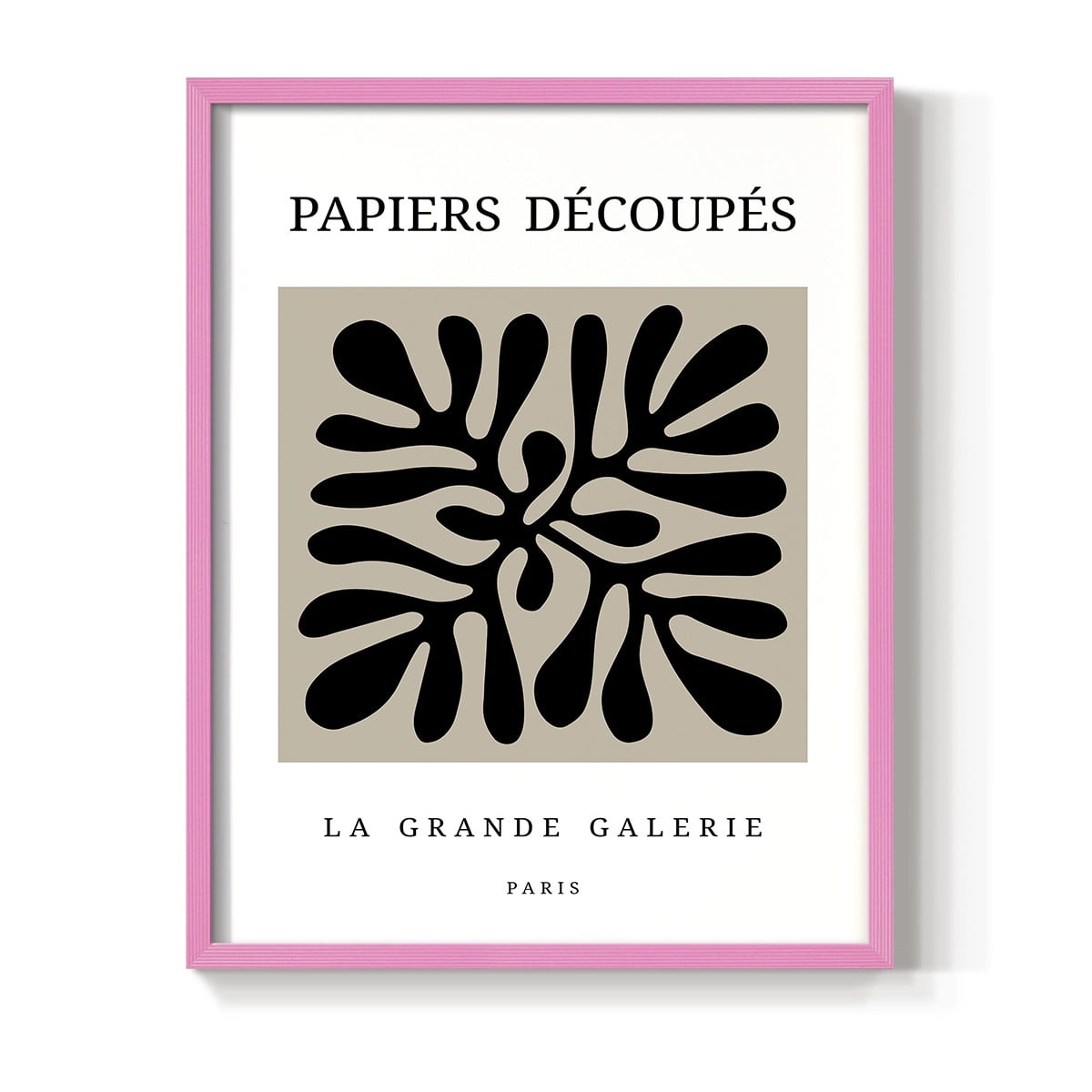 Matisse CCCXCIII in Pink Solid Wood 11 x 14 Framed Print