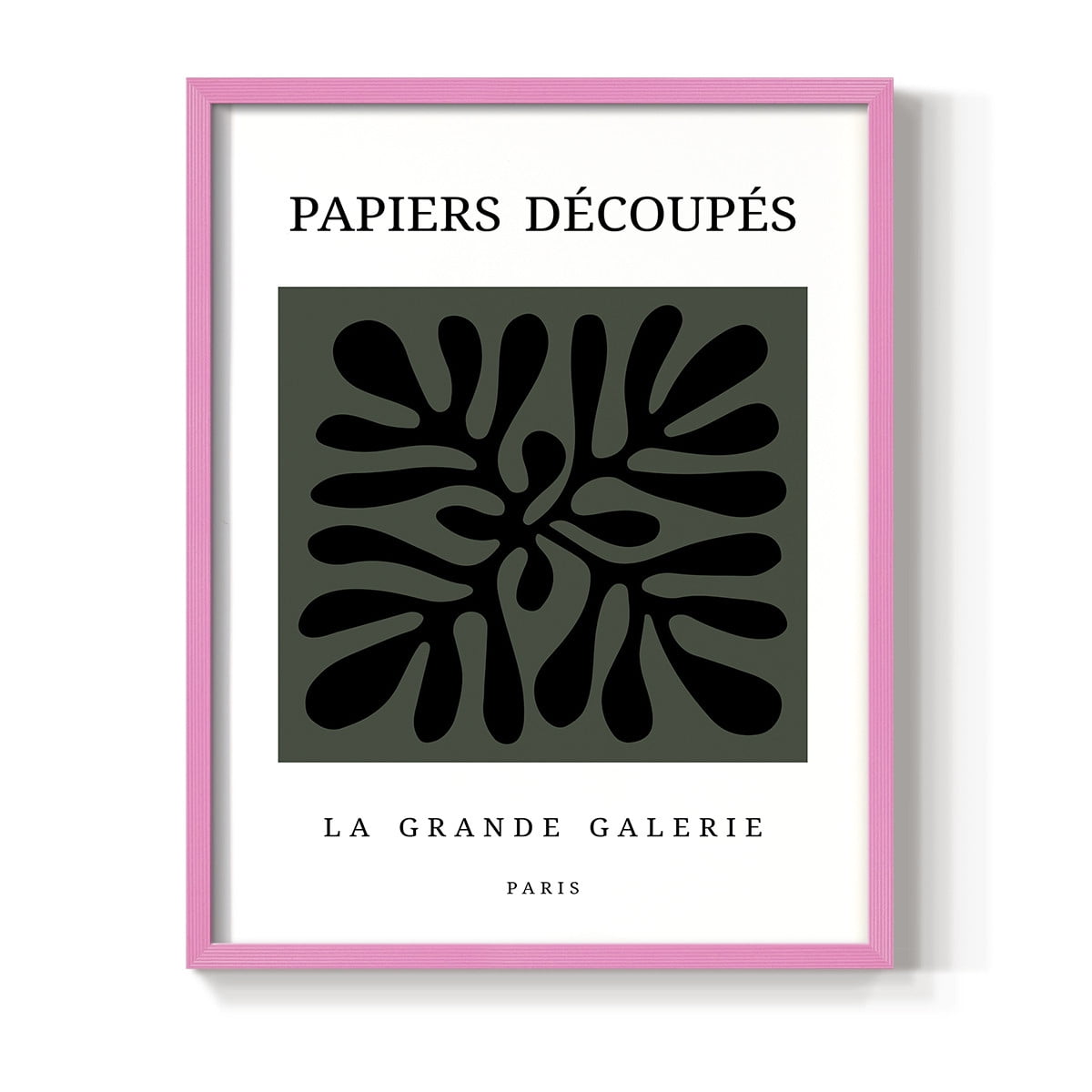 Matisse CCCXCIV in Pink Solid Wood 16 x 20 Framed Print