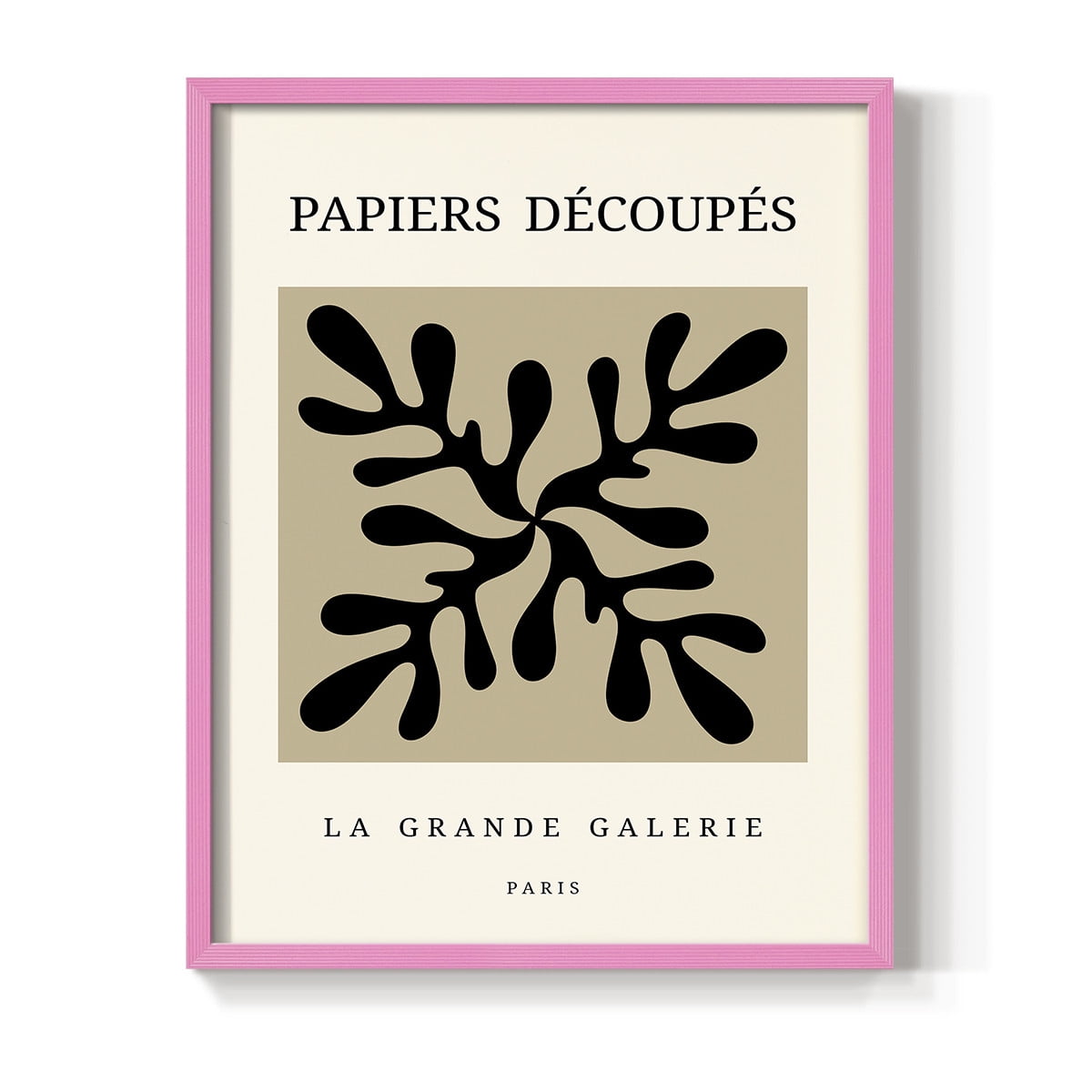 Matisse CCCXCIX in Pink Solid Wood 16 x 20 Framed Print