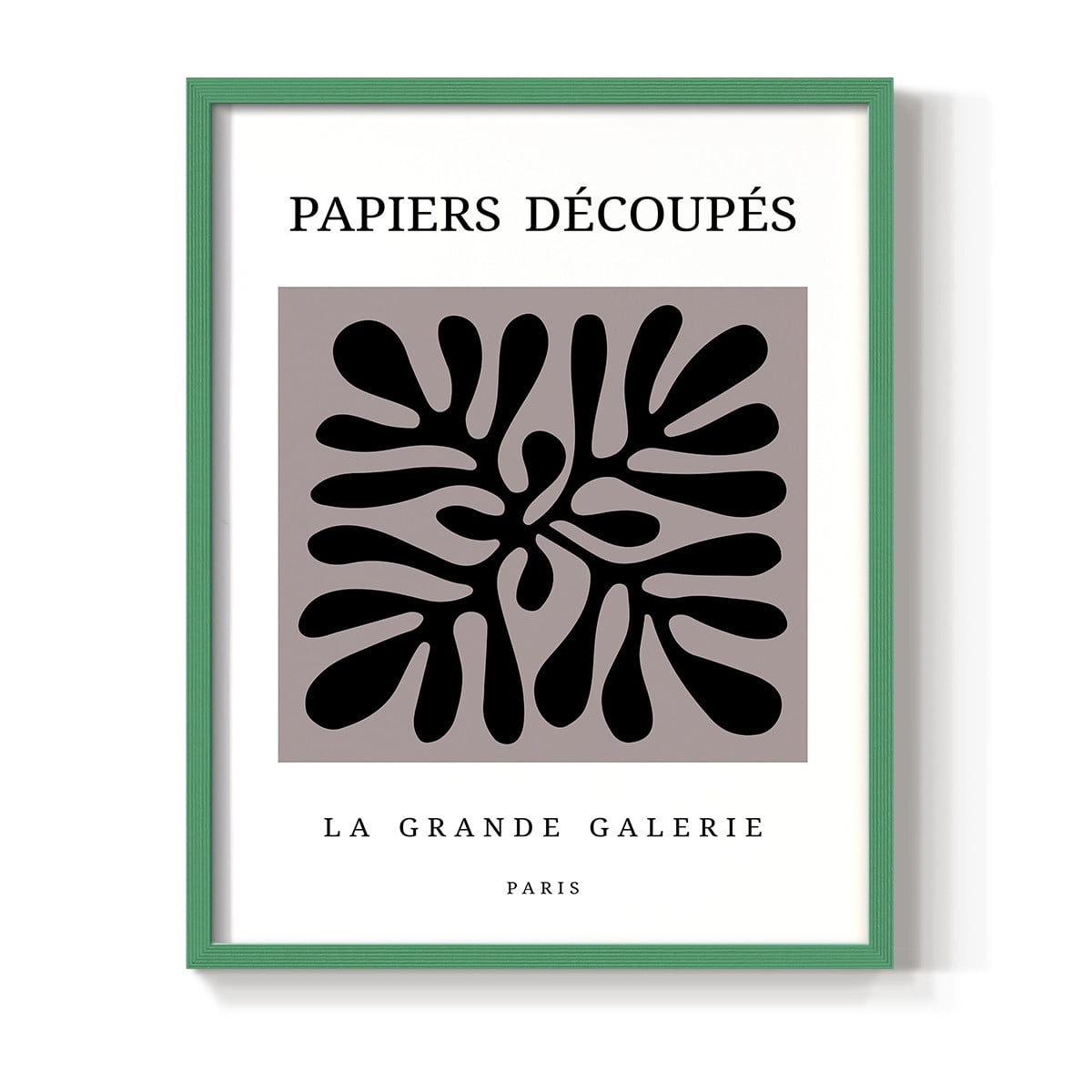 Matisse CCCXCV in Green Solid Wood 16 x 20 Framed Print