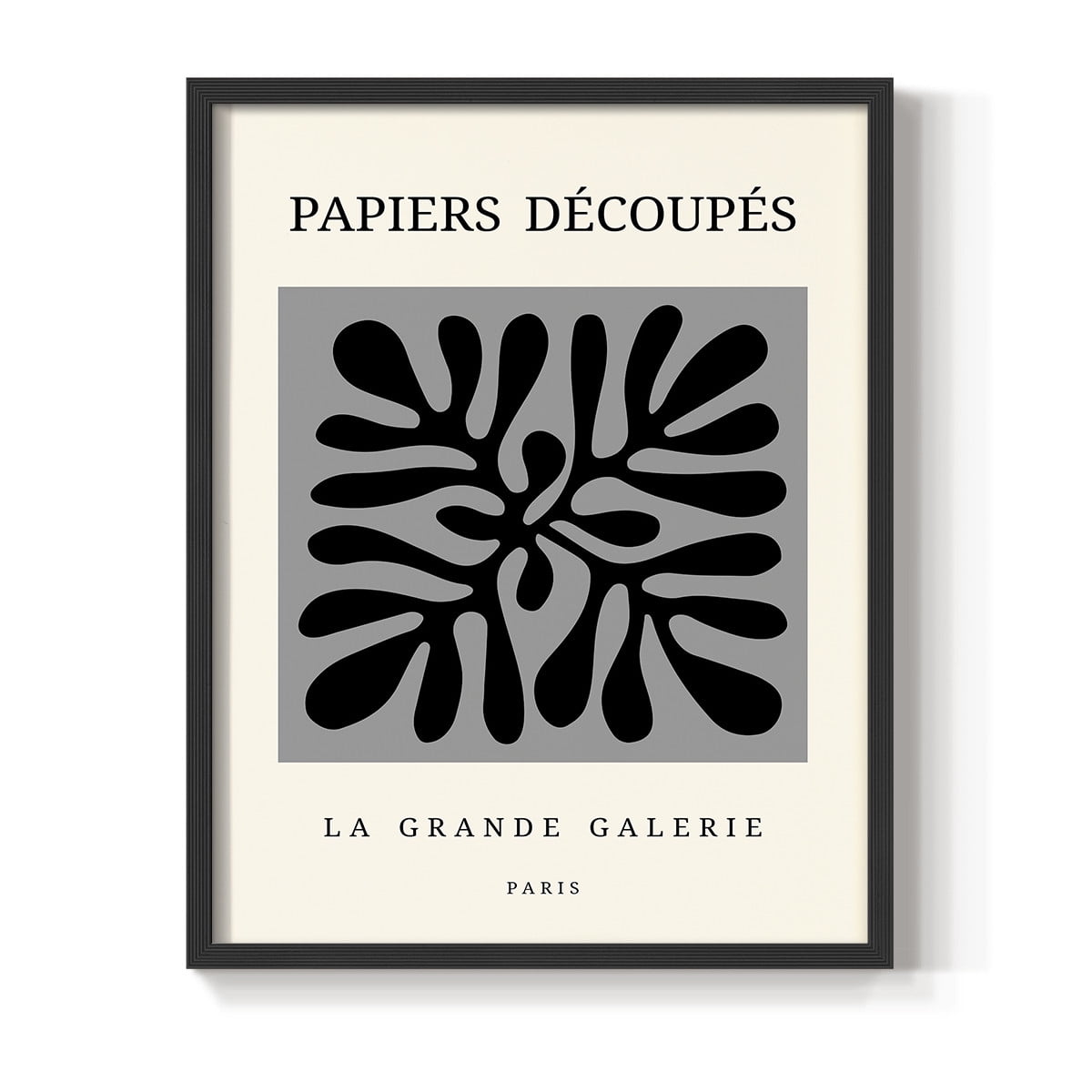 Matisse CCCXCVI in Black Solid Wood 11 x 14 Framed Print