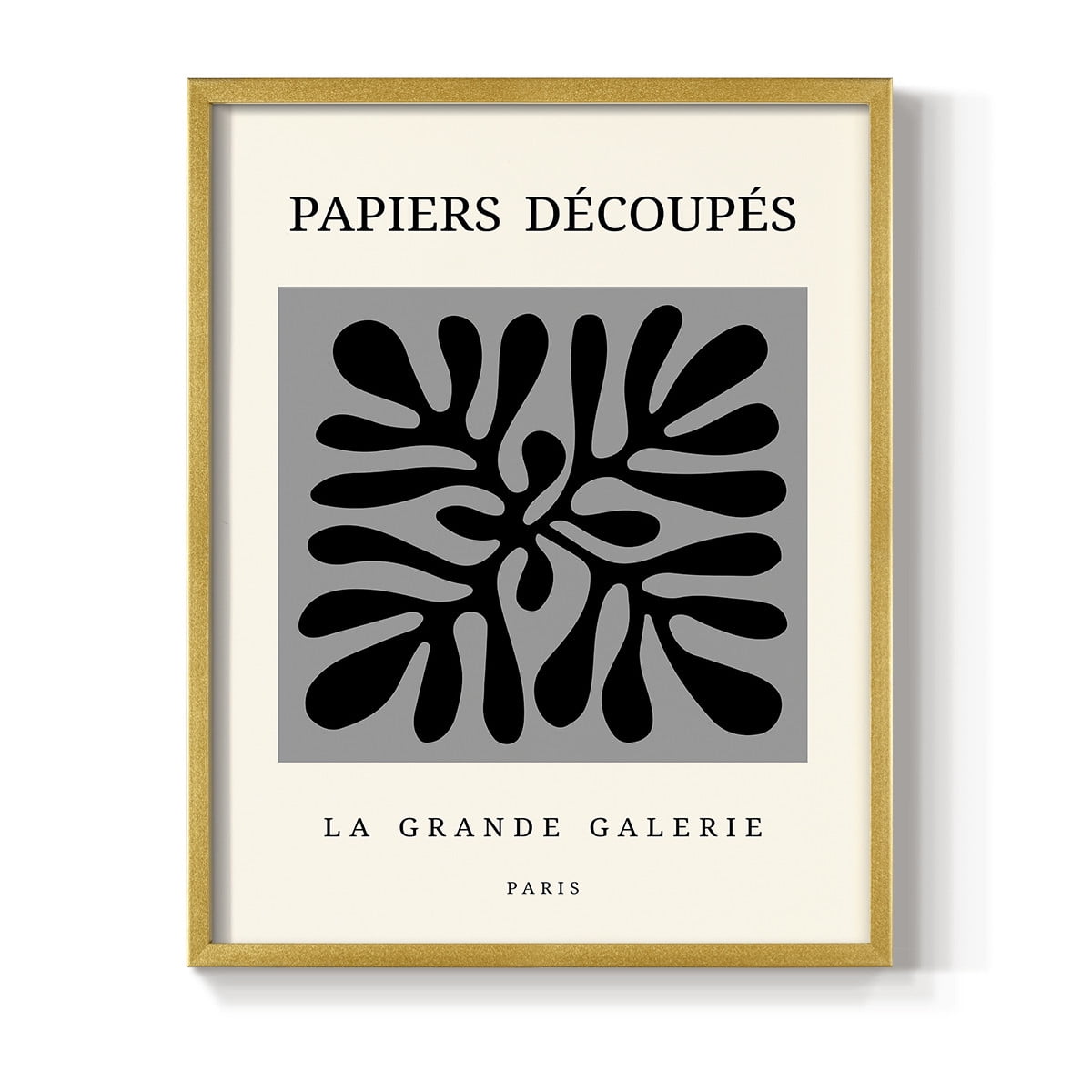 Matisse CCCXCVI in Gold Solid Wood 11 x 14 Framed Print