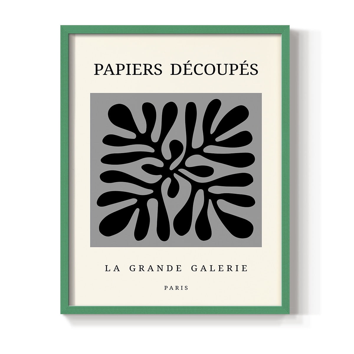 Matisse CCCXCVI in Green Solid Wood 8 x 10 Framed Print