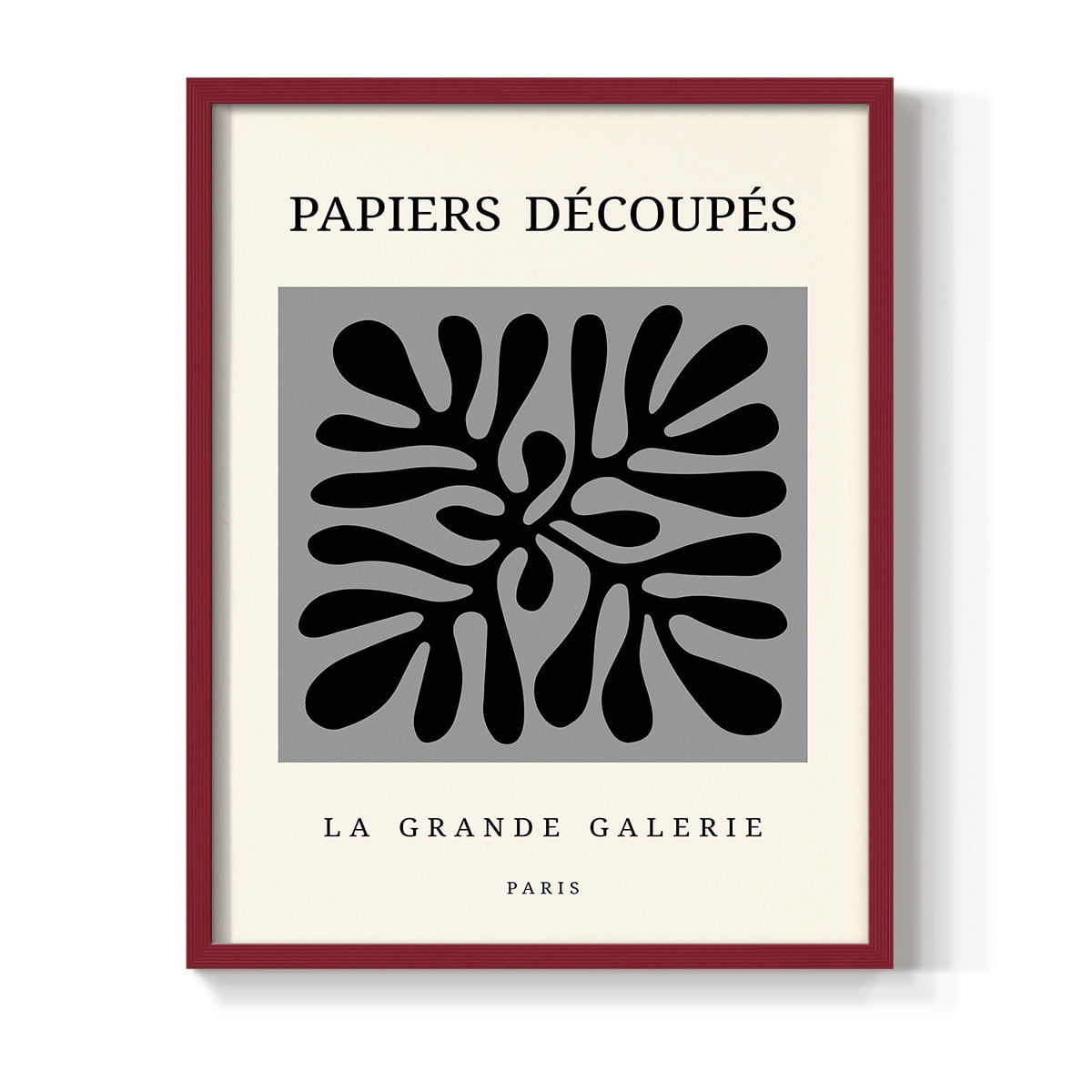 Matisse CCCXCVI in Red Solid Wood 11 x 14 Framed Print