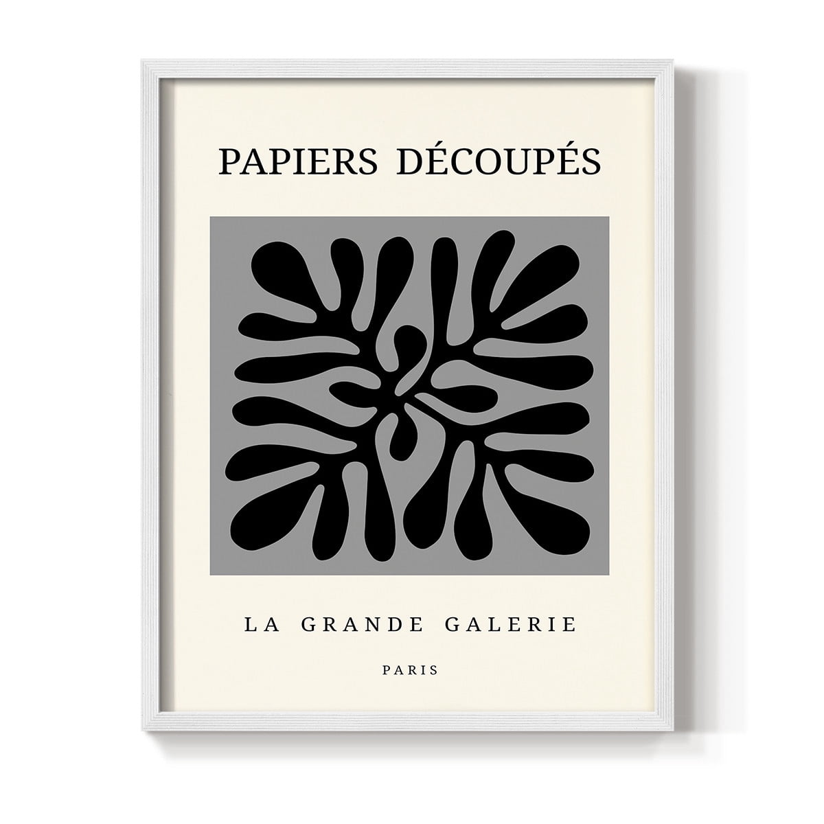 Matisse CCCXCVI in White Solid Wood 11 x 14 Framed Print