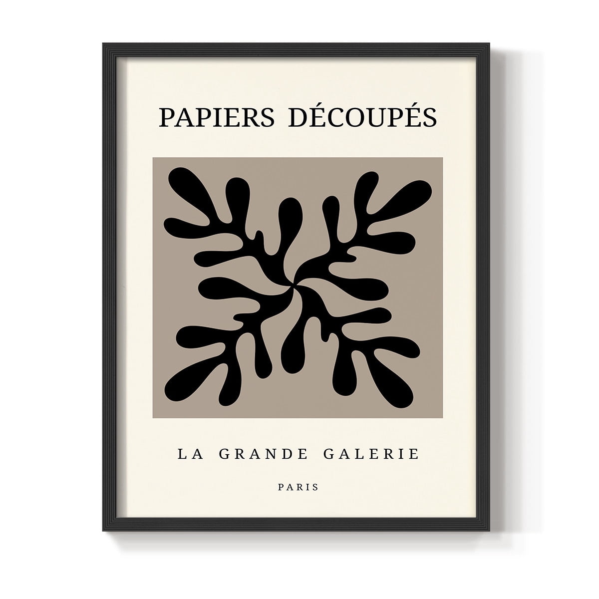 Matisse CCCXCVII in Black Solid Wood 8 x 10 Framed Print