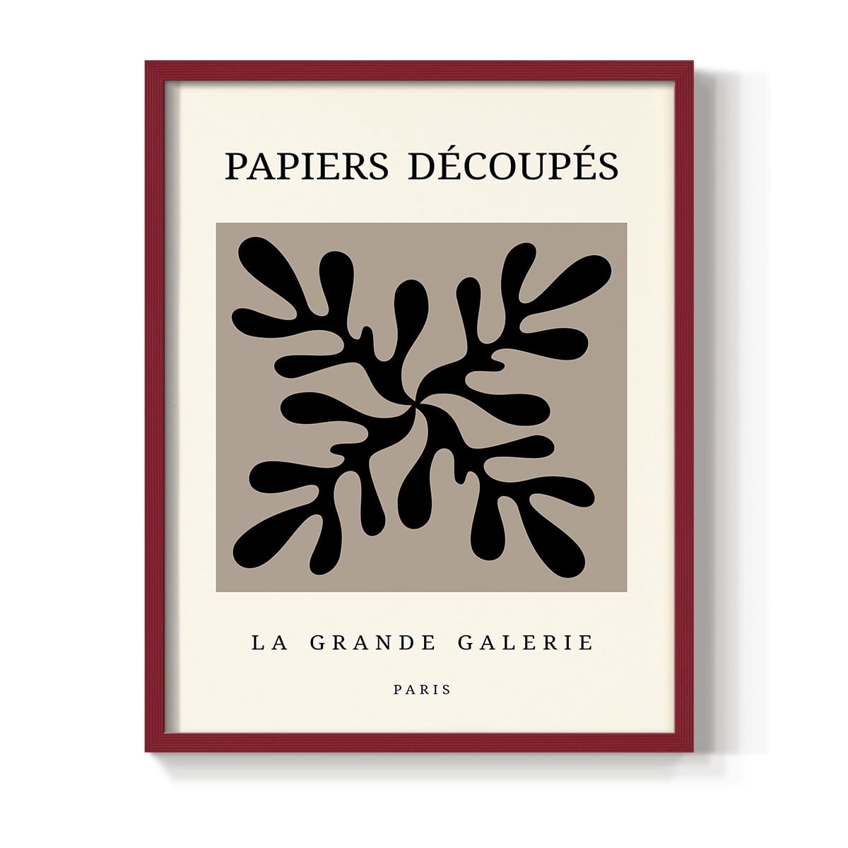 Matisse CCCXCVII in Red Solid Wood 22 x 28 Framed Print