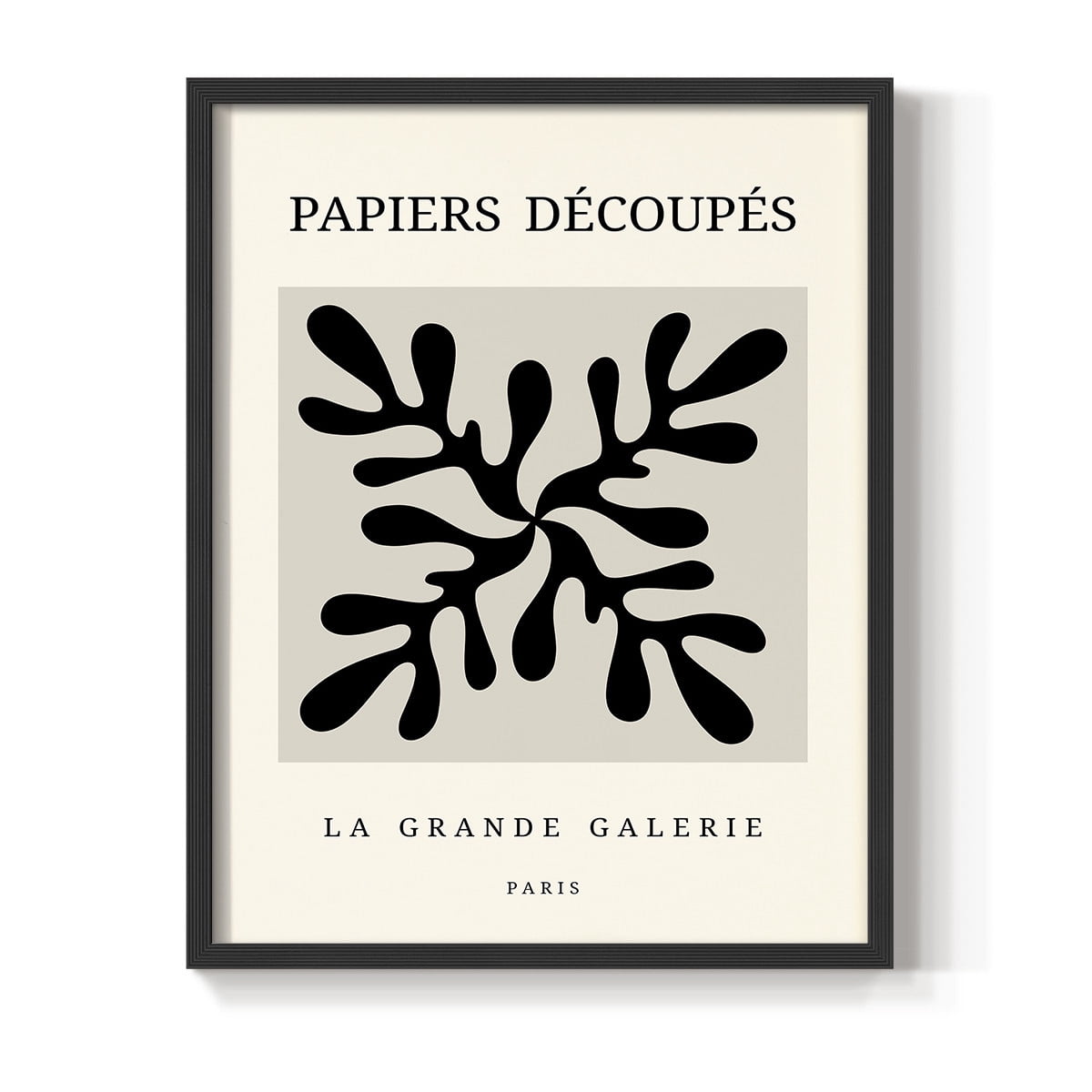 Matisse CCCXCVIII in Black Solid Wood 16 x 20 Framed Print