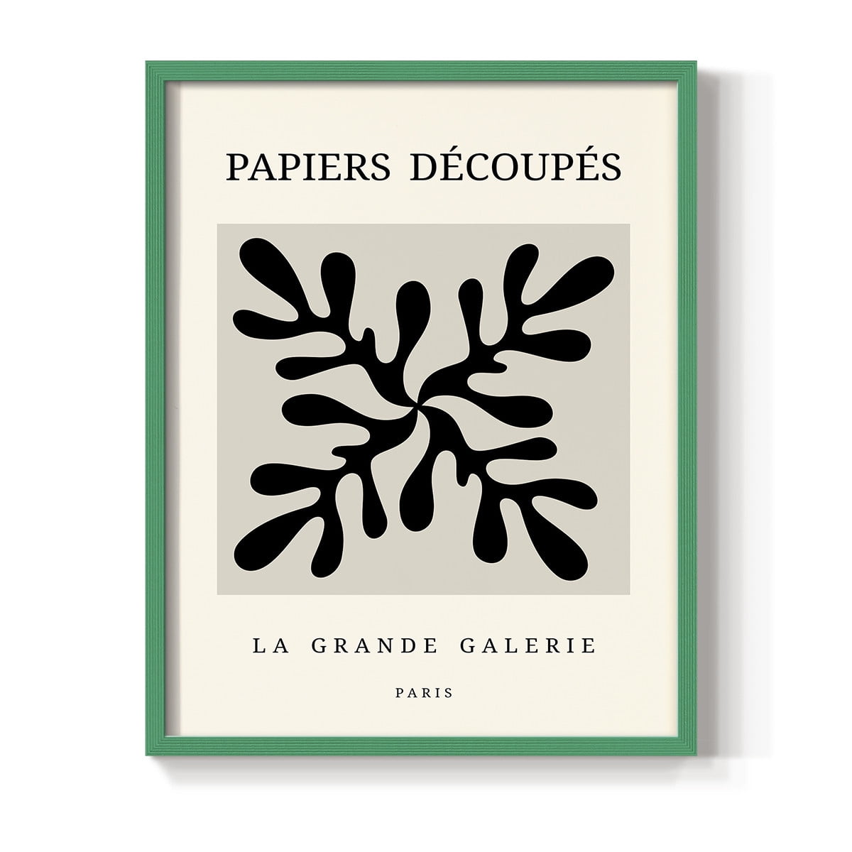 Matisse CCCXCVIII in Green Solid Wood 11 x 14 Framed Print