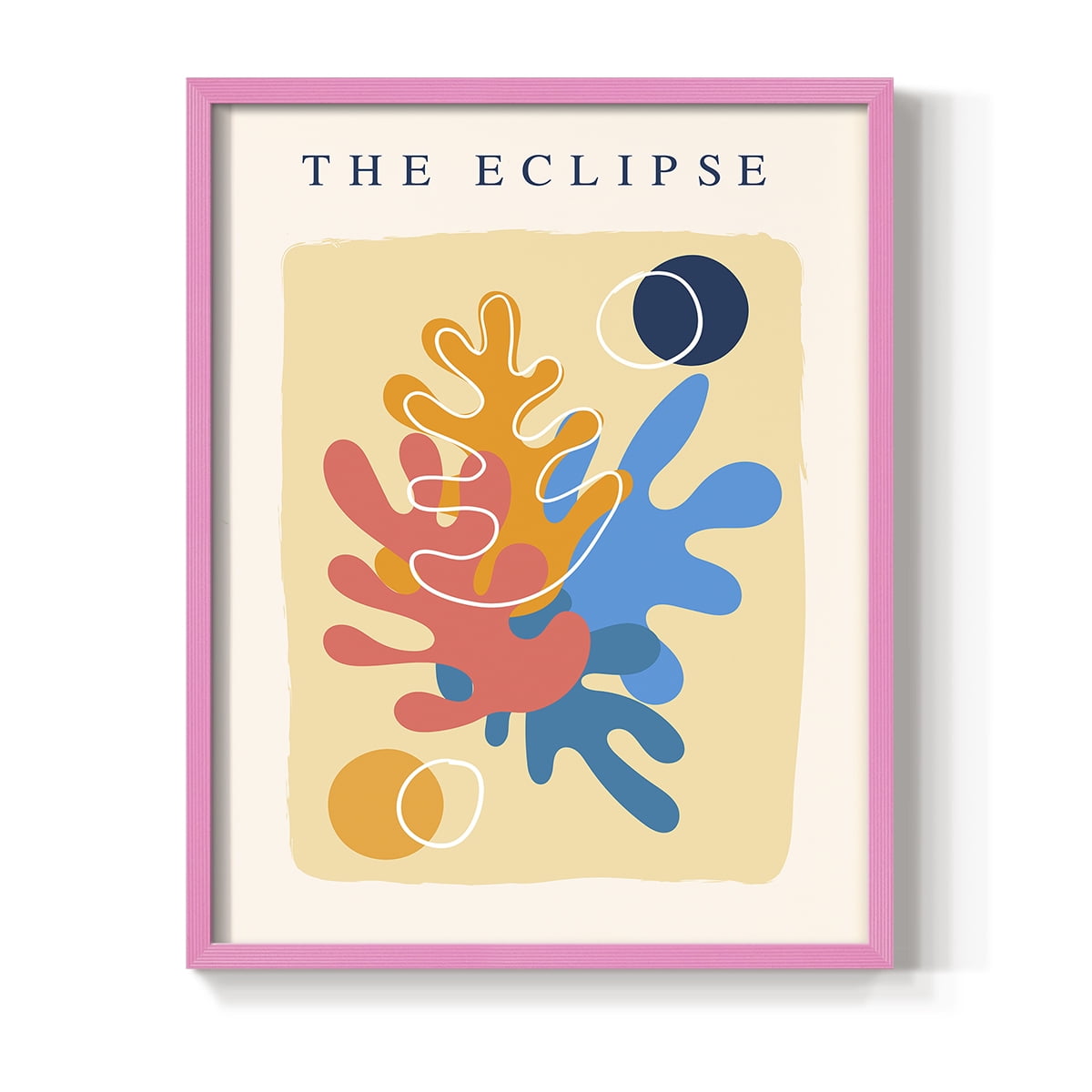 Matisse CCCXI in Pink Solid Wood 11 x 14 Framed Print