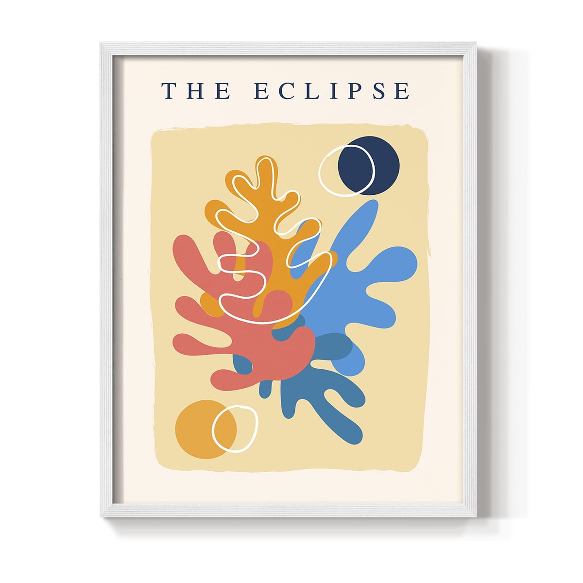 Matisse CCCXI in White Solid Wood 11 x 14 Framed Print