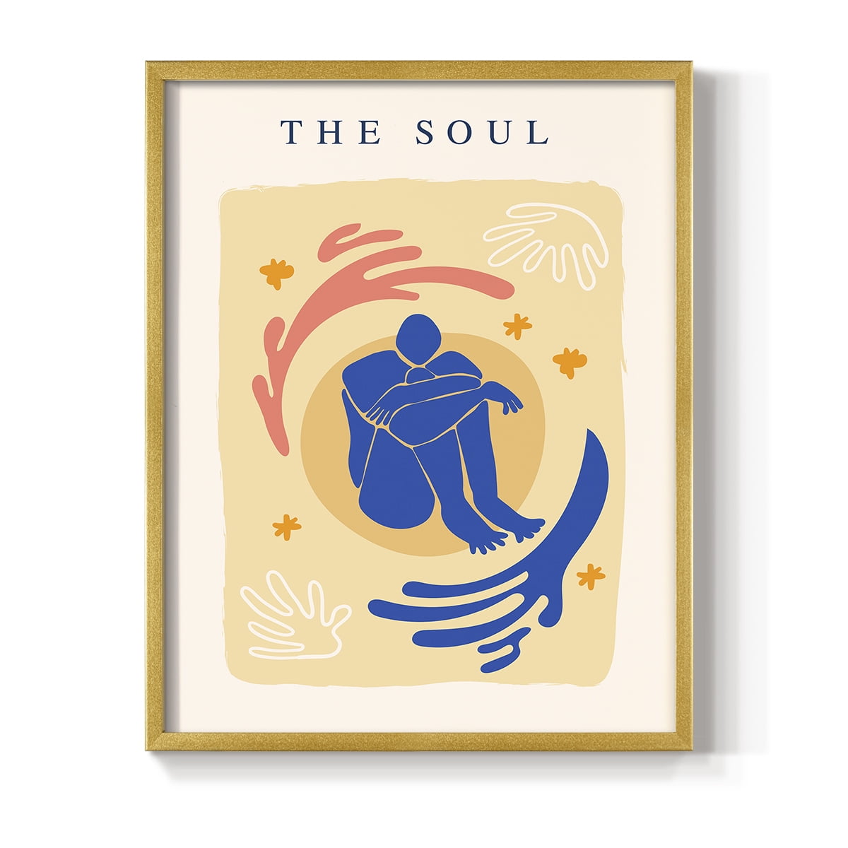 Matisse CCCXII in Gold Solid Wood 16 x 20 Framed Print