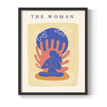 Matisse CCCXIII in Black Solid Wood 8 x 10 Framed Print