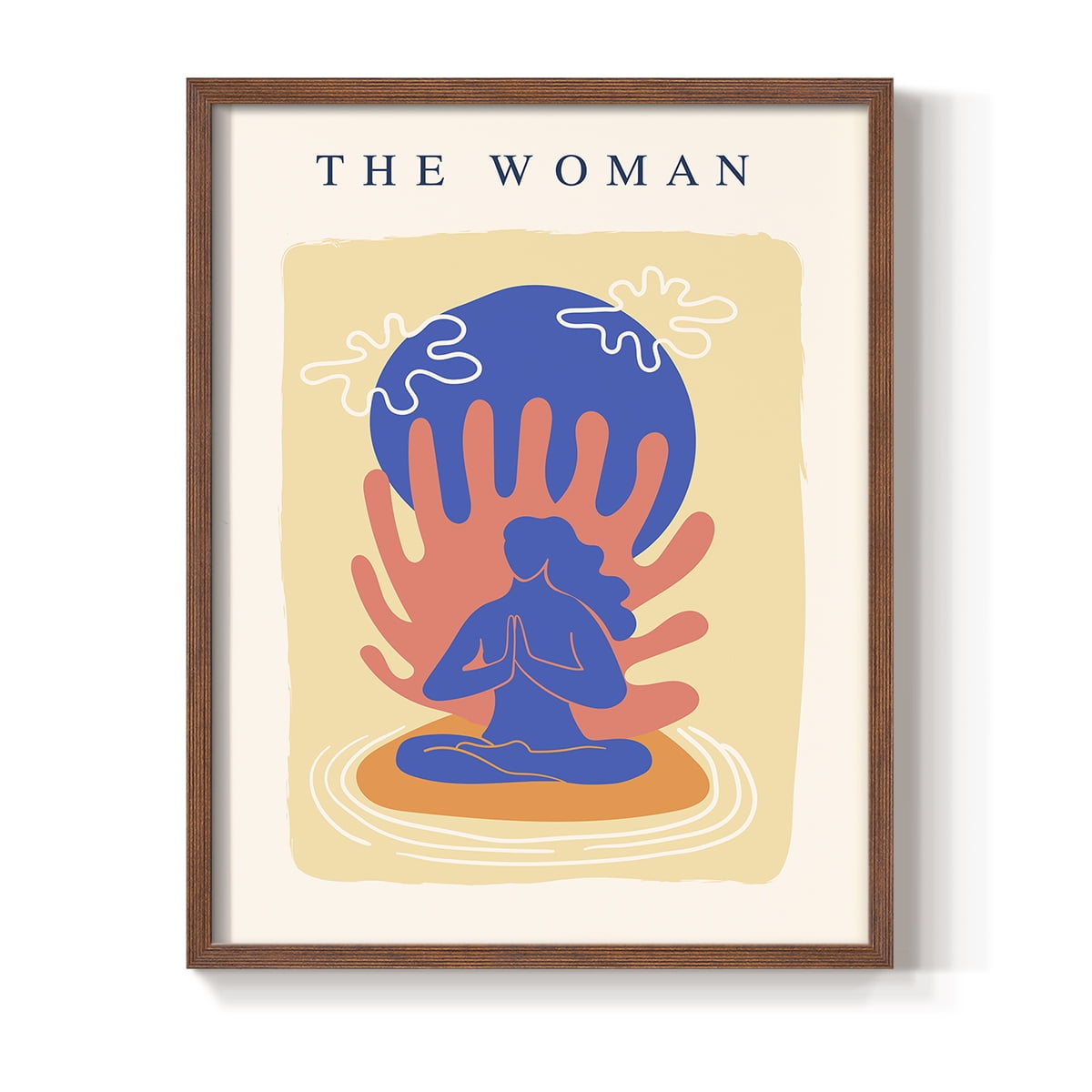 Matisse CCCXIII in Brown Solid Wood 8 x 10 Framed Print