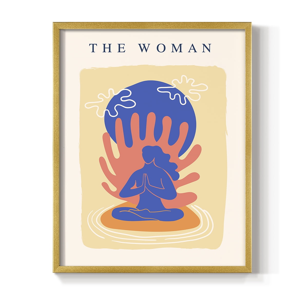 Matisse CCCXIII in Gold Solid Wood 16 x 20 Framed Print