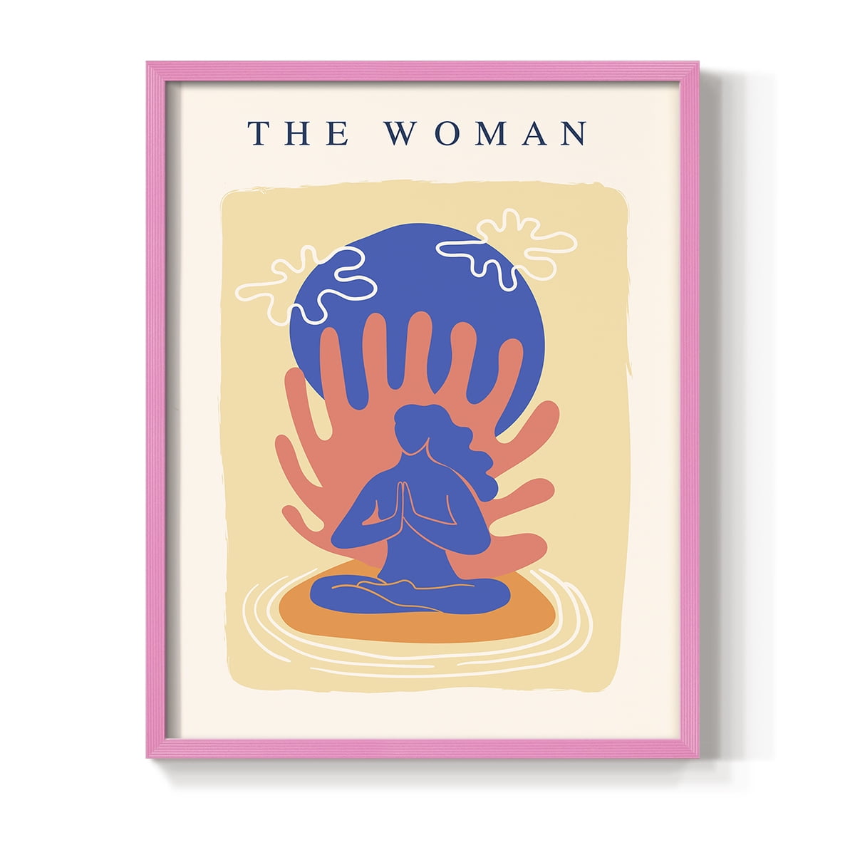 Matisse CCCXIII in Pink Solid Wood 16 x 20 Framed Print