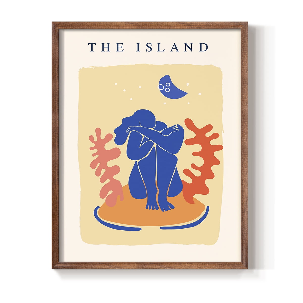 Matisse CCCXIV in Brown Solid Wood 16 x 20 Framed Print