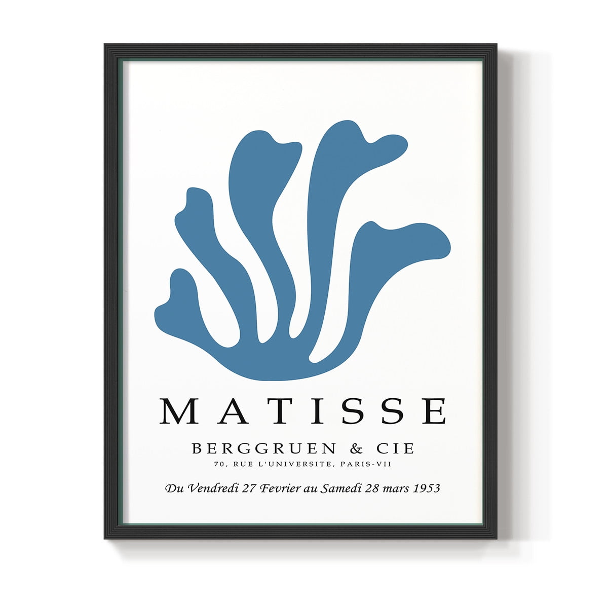 Matisse CCCXLIX in Black Solid Wood 11 x 14 Framed Print