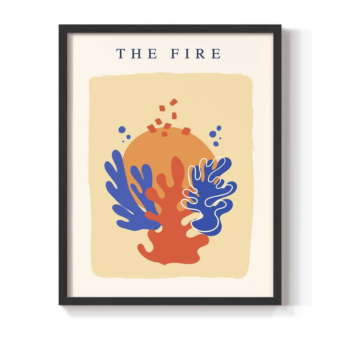 Matisse CCCXVI in Black Solid Wood 16 x 20 Framed Print