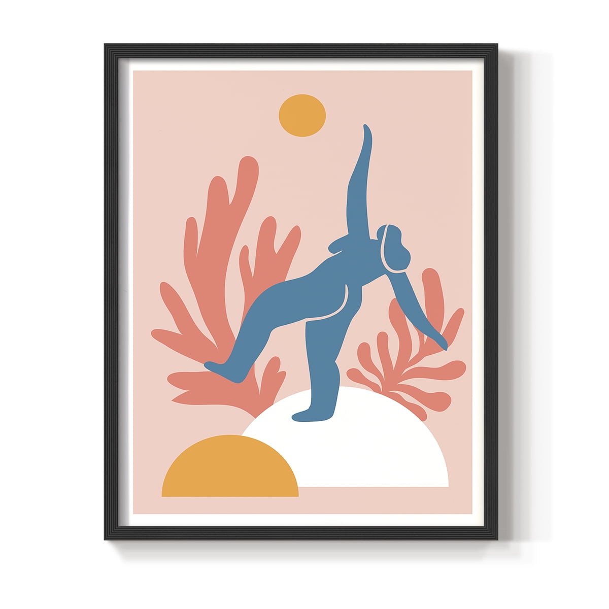 Matisse CCCXVIII in Black Solid Wood 8 x 10 Framed Print