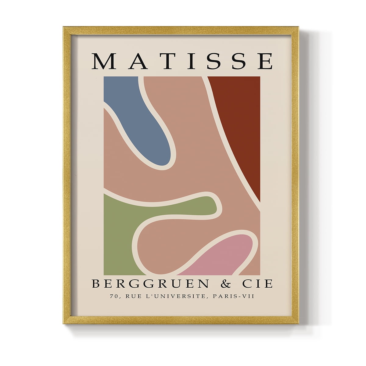 Matisse CCCXXXI in Gold Solid Wood 11 x 14 Framed Print