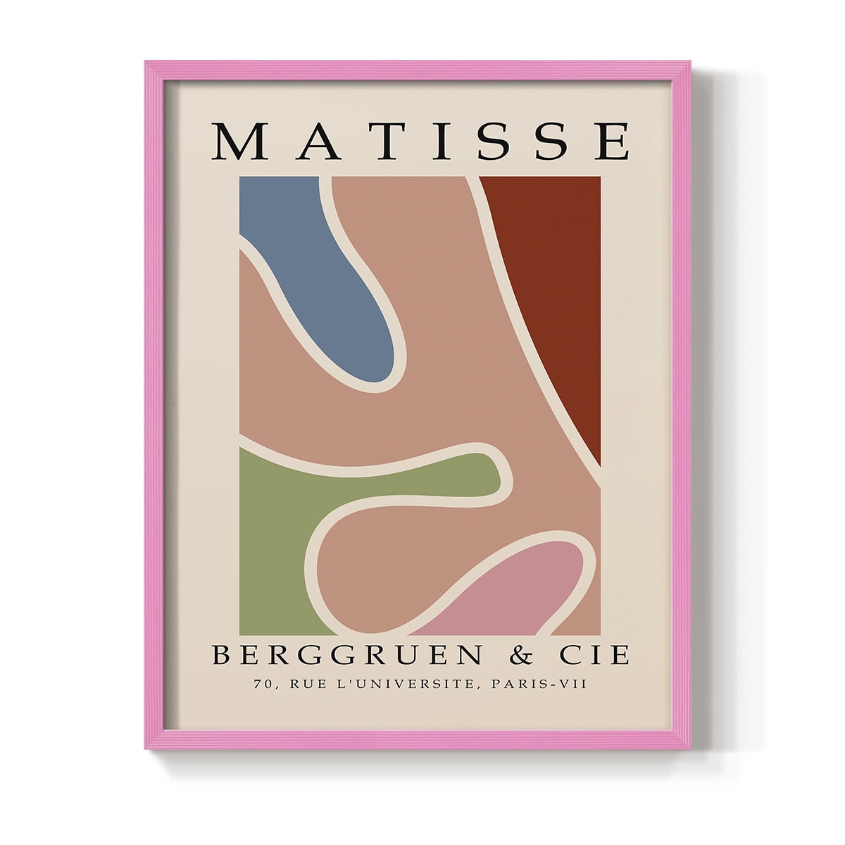 Matisse CCCXXXI in Pink Solid Wood 22 x 28 Framed Print