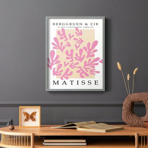 Matisse CCCXXXII in Gray Solid Wood 8 x 10 Framed Print