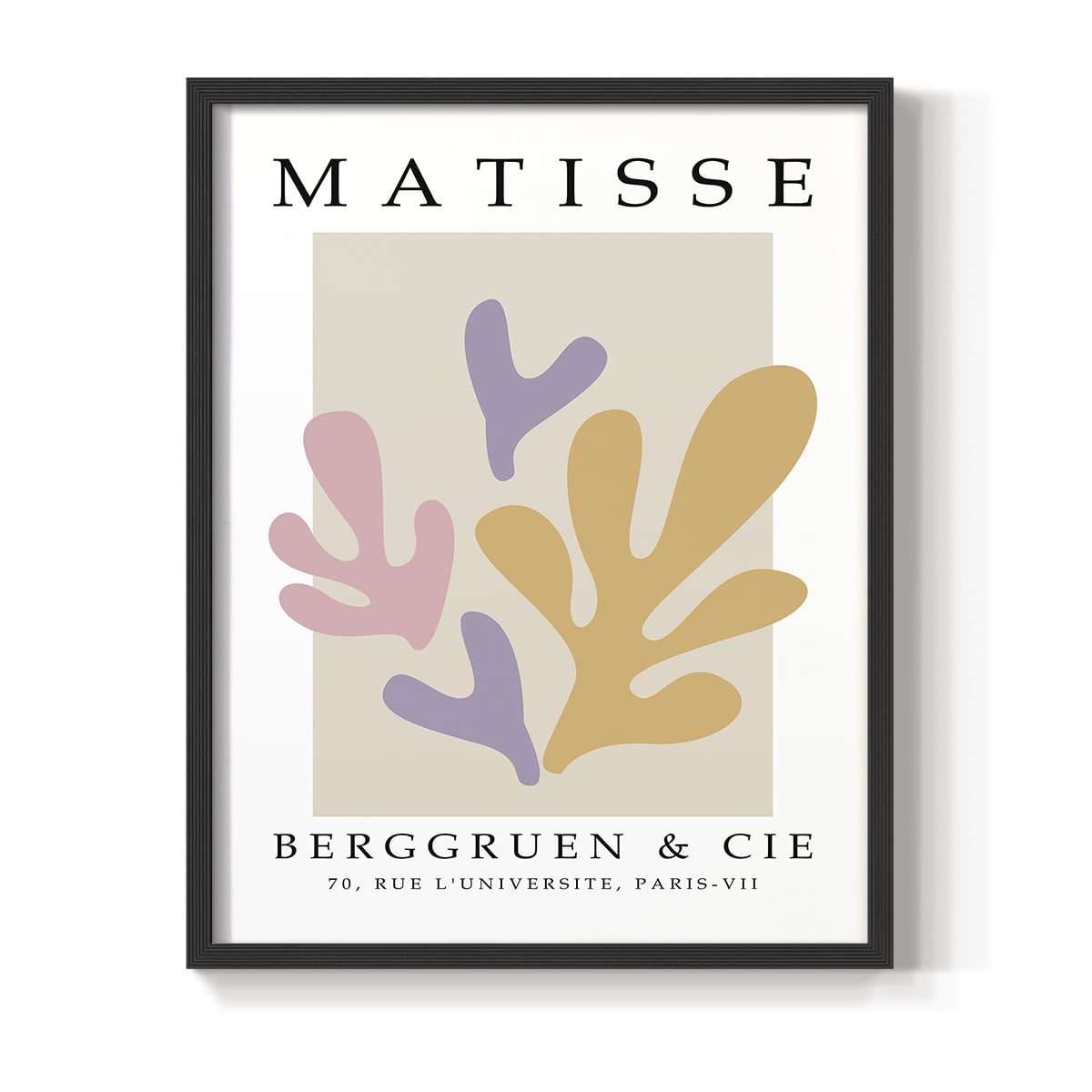 Matisse CCCXXXIV in Black Solid Wood 16 x 20 Framed Print
